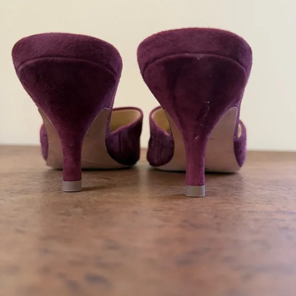 Veronica Beard Merla Kitten Heel - Merlot Women’s Size 6 - Picture 9 of 11